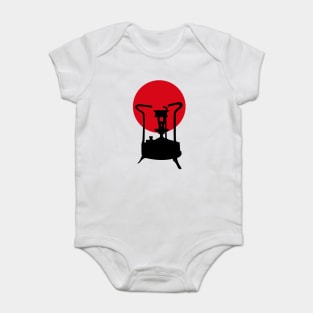 Flag of Japan  Vintage Pressure Stove Baby Bodysuit